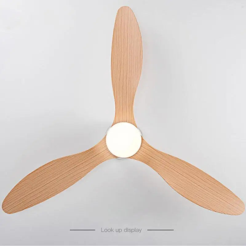 42 52 Inch Ceiling Fans With Lights Led 3 Color 6 Speeds DC Motor Fans Remote Control Low Floor Decorative Fans With Lighting