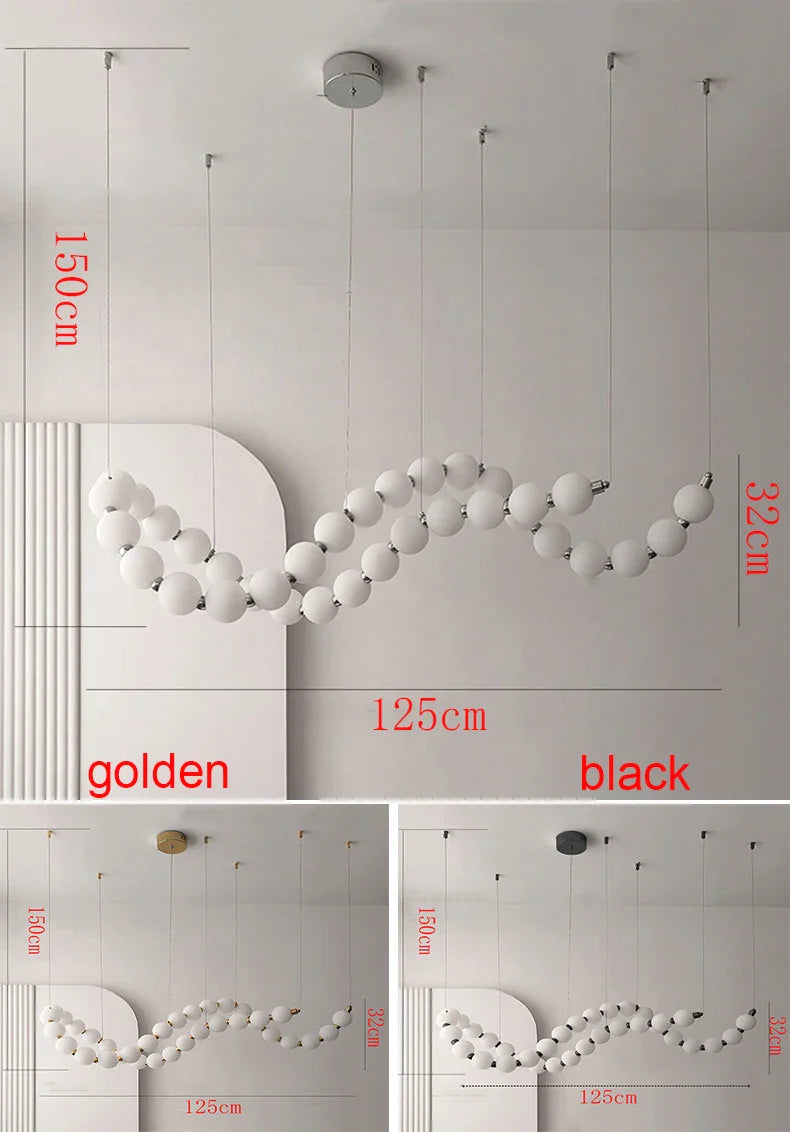 Modern dine dining room Pendant lights indoor lighting Ceiling lamp hanging light led Chandeliers for living room indoor lightin