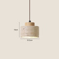 apanese modern designer wabi-Sabai bedroom bedside lighting bar B&B yellow cave stone chandelier bedside hanging wire lamp